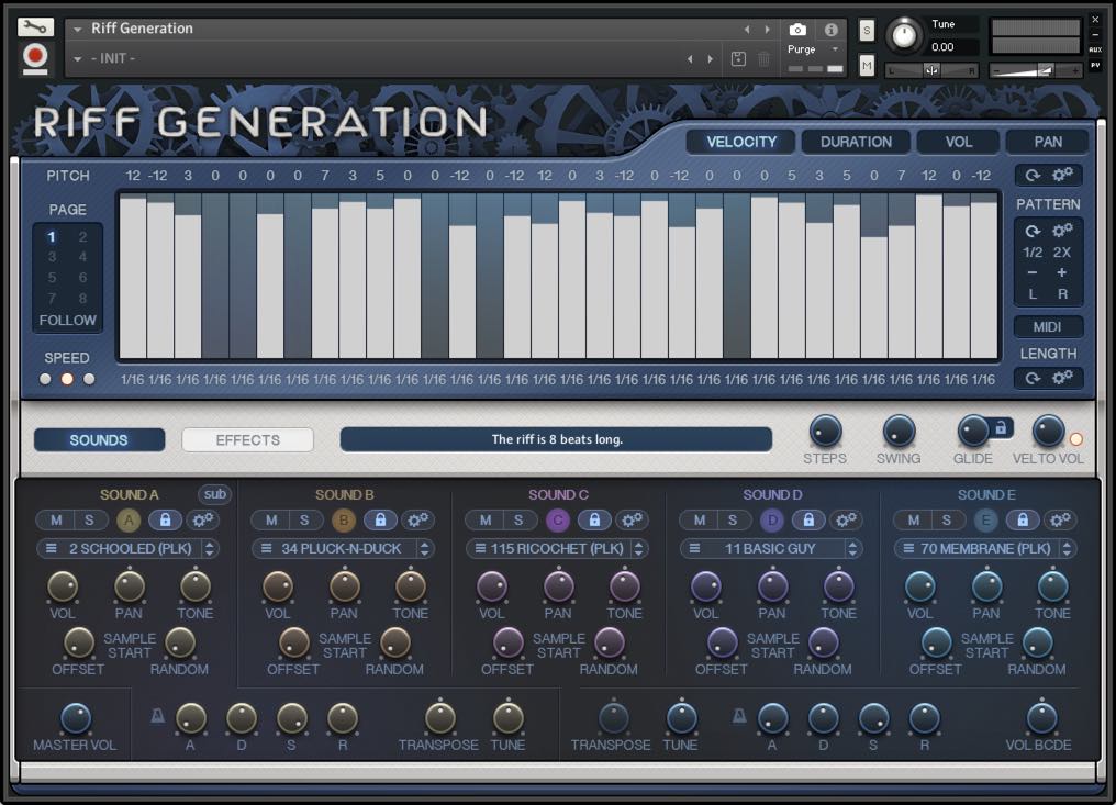 Riff Instruments Riff-Generation-UI-Sounds - In Session Audio
