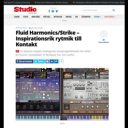 Fluid Harmonics Review from Beat Magazine July 2017