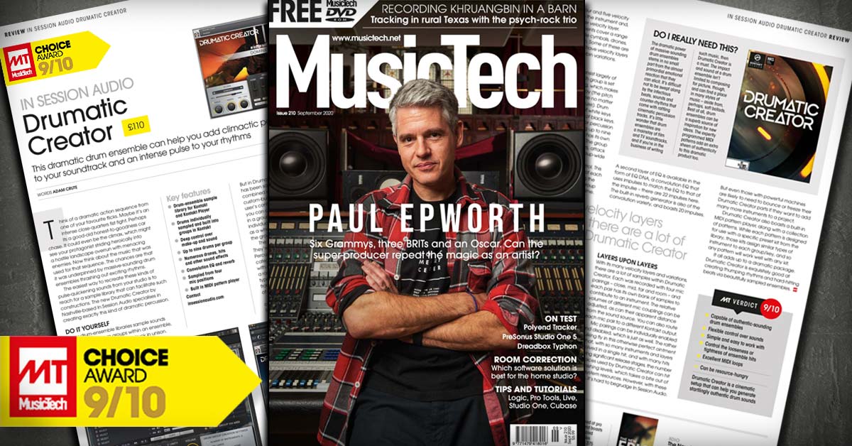 Drumatic Creator Review from Music Tech Magazine